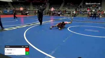 100 lbs Final - Terrilan Banner, Hurricane vs Hannah Lopez, Lions Wrestling Academy