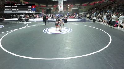 135 lbs Shayna Ward, BAWA-Bay Area Wrestling Association vs Marley Nelson, OCWA - Orange County Wrestling Association