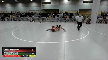 136 lbs Quarterfinal - James Anderson, Prodigy Wrestling vs Tyson Newman, MN Elite Wrestling Club