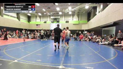 120 lbs Quarterfinal - Jase Moore, Georgia vs Clayton Pierce, Knightfall Wrestling Club