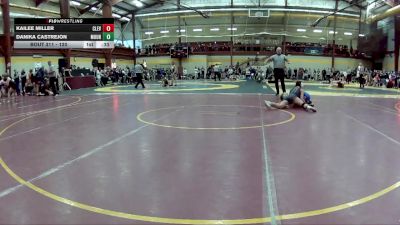 120 lbs Cons. Round 2 - Danika Castrejon, Mountain View vs Kailee Miller, Cleveland