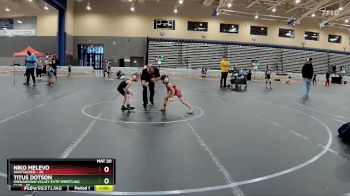 44-48 lbs Quarterfinal - Titus Dotson, Shenandoah Valley Elite Wrestling Club vs Niko Melevo, Unattached