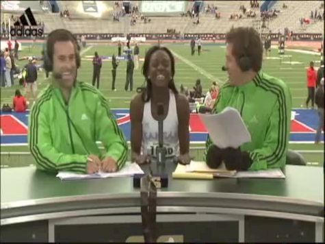 Diamond Dixon Kansas 400 champ 2011 Kansas Relays