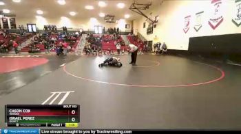 138 lbs 1st Place Match - Cason Cox, Warden vs Israel Perez, Quincy