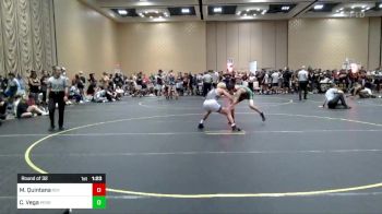 120 lbs Round Of 32 - Maxiom Quintana, Roy Wrestling vs Christian Vega, Perris Punishers WC