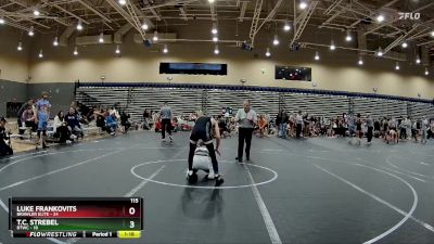 115 lbs Round 1 (8 Team) - T.C. Strebel, BTWC vs Luke Frankovits, Brawler Elite