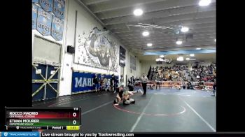 113 lbs Champ. Round 1 - Ethan Mourer, Capistrano Valley vs Rocco Madrid, Centennial-Corona