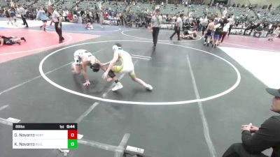 88 lbs Consolation - Gabriel Navarro, Northshore Wrestling Club vs Kaynon Navarro, Bulldog Wrestling Club