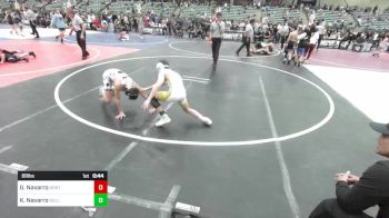 88 lbs Consolation - Gabriel Navarro, Northshore Wrestling Club vs Kaynon Navarro, Bulldog Wrestling Club