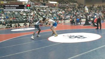 4A 150 lbs Quarterfinal - Bryce Gittens, Pulaski Academy vs Isaac Churchman, Paris