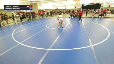 79 lbs Quarters - Dimetry Molina, Rough House Wrestling vs Wendell Mitchell