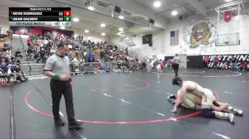 215 lbs 1st Place Match - Kevin Rodriguez, St. John Bosco vs Adam Galindo, Servite