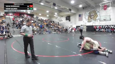 215 lbs 1st Place Match - Kevin Rodriguez, St. John Bosco vs Adam Galindo, Servite