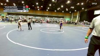 132 lbs Cons. Round 6 - Logan Alexander, Del Oro vs Dylan Matthews, Shasta