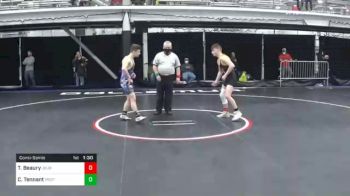 131 lbs Consolation - Taylor Beaury, Journeymen vs Chad Tennant, Proper-ly Trained