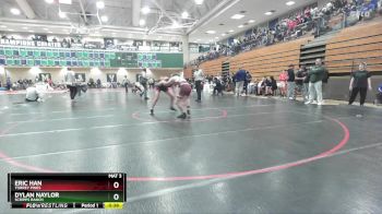 120 lbs Cons. Round 4 - Dylan Naylor, Scripps Ranch vs Eric Han, Torrey Pines