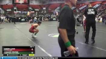 130 lbs Champ. Round 2 - Aaron Lucio, Michigan West vs Connor Crumer, Askren Wrestling Academy