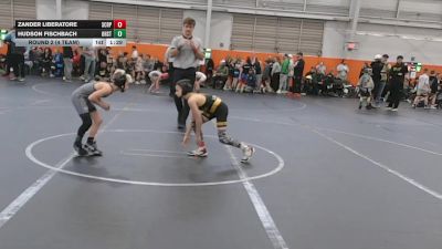 64 lbs Round 2 (4 Team) - Hudson Fischbach, Ohio Stingers vs Zander Liberatore, Florida Scorpions