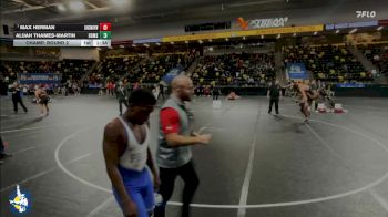 165 lbs Champ. Round 2 - Max Herman, New Lenox (Lincoln-Way West) vs Alijah Thames-Martin, Brown Deer/Messmer/Shorewood