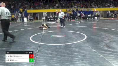 60 lbs Round Of 64 - Marco DeFilippis, West Allegheny vs Ethan Kidd, Lakeview