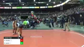 130 lbs Quarterfinal - Abigail Varady, Chain Wrestling vs Savannah Lewis, Cali Select Wc