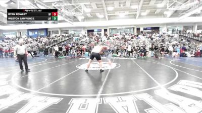 285 lbs Cons. Round 2 - Ryan Rowley, West Field vs Weston Lawrence, Layton