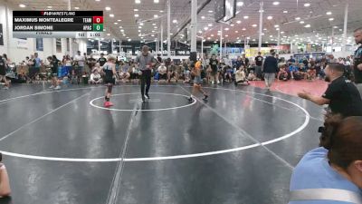 57 lbs Final - Maximus Montealegre, Team Stay Ready - EL vs Jordan Simone, Apache - EL