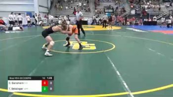 113 lbs Prelims - Conner Ganshorn, Tiger Wrestling Club vs Tyler Beisinger, Young Guns Purple