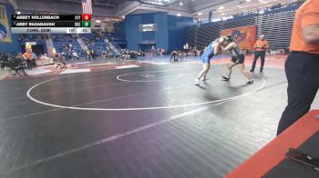 235 lbs Cons. Semi - Abby Radabaugh, Buckhannon Upshur vs Abbey Hollenbach, Cumberland Valley