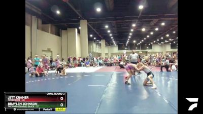 108 lbs Semis & Wb (16 Team) - Braylen Johnson, The Untouchables Black vs Jett Kramer, Moyer Elite