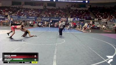 D 1 175 lbs Cons. Round 3 - Bryce Johns, Haughton vs Bradley Anderson, St. Amant