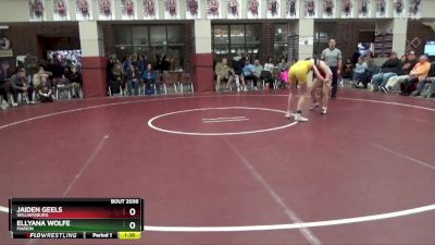 JV-2 lbs Round 3 - Ellyana Wolfe, Marion vs Jaiden Geels, Williamsburg