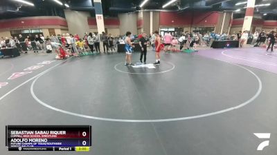 157 lbs Cons. Round 3 - Sebastian Sabau Riquer, Coppell High School Wrestling vs Adolfo Moreno, Future Champs Of Texas/Southside Wrestling Club