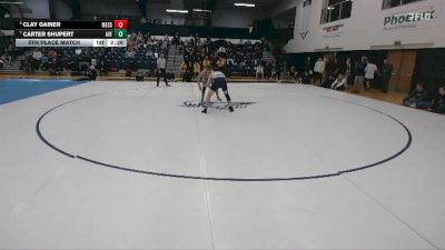 157 lbs 5th Place Match - Carter Shupert, Averett vs Clay Gainer, Messiah