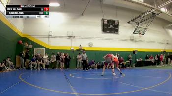 113 lbs Cons. Round 2 - Collin Long, Olentangy Orange vs Max Wilson, Sheridan