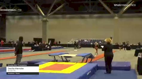 Cecilia Hiemcke - Double Mini Trampoline, So Cal TTC - 2021 USA Gymnastics Championships
