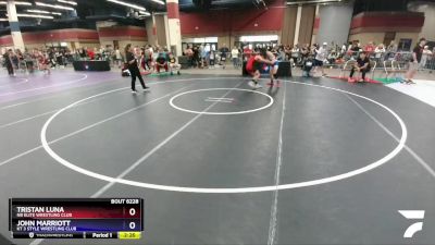 132 lbs Cons. Round 3 - Tristan Luna, NB Elite Wrestling Club vs John Marriott, KT 3 Style Wrestling Club