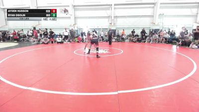126 lbs Round Robin 1 - Ayden Hudson, Rebellion - MS vs Ryan Osolin, Ohio Gold - Black - MS