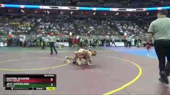 Semifinal - Ashton Schafer, Boone Central vs Jett Samuelson, Hastings