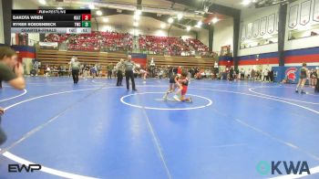73 lbs Quarterfinal - Dakota Wren, Heat vs Ryker Roedenbeck, Tahlequah Wrestling Club