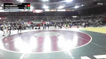 132 lbs Cons. Semi - Ryan Amoureux, Meridian vs Billy Weisgerber, Mead