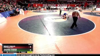 3A 120 lbs Cons. Round 2 - Brady Phelps, Schaumburg (H.S.) vs Madden Parker, Orland Park (Sandburg)