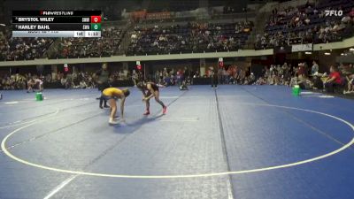 115 lbs Semifinal - Brystol Wiley, Sebolt Women?s Wrestling vs Hanley Bahl, Sarbacker Wrestling Academy