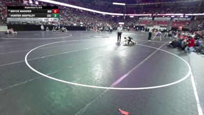 106 lbs Champ. Rd Of 16 - Hunter Seefeldt, Coleman vs Bryce Madden, Mount Horeb/Barneveld