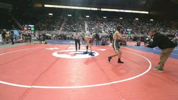 4A-132 lbs Champ. Round 1 - Kimball Parry, Star Valley vs Jonathen Serrano, South