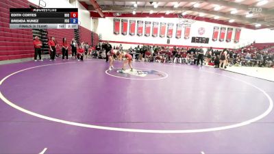 110 lbs Finals (8 Team) - Brenda Nunez, Fresno City College vs Edith Cortes, Sacramento City College