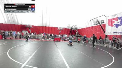 106 lbs Champ. Rd Of 64 - Landry Weiss, Jackrabbit Wrestling Academy vs Austin Peach, Team Nazar Training Center