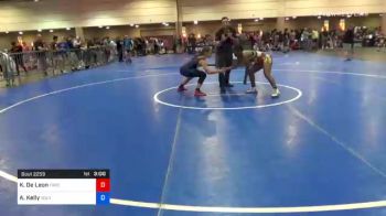 132 lbs Prelims - Keyla De Leon, Freedom High School Wrestling vs April Kelly, South Carolina