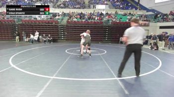 150 lbs Consi Of 8 #1 - Gabe Rush, Lugoff-Elgin vs Cole Stukitz, Catawba Ridge