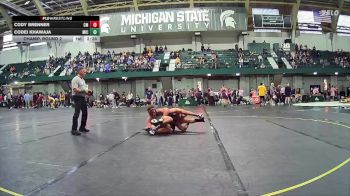 184 lbs Champ. Round 2 - Codei Khawaja, Michigan vs Cody Brenner, Central Michigan